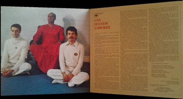 Carlos Santana, John McLaughlin – Love Devotion Surrender LP vinyl record, image 3 of 6
