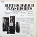 Burt Bacharach – Plays His Hits LP vinyl record, image 2 of 6