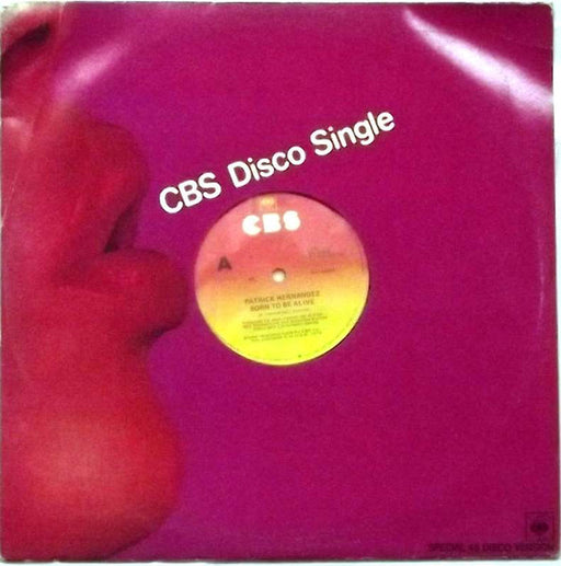 Patrick Hernandez – Born To Be Alive 12" vinyl record, image 1 of 3