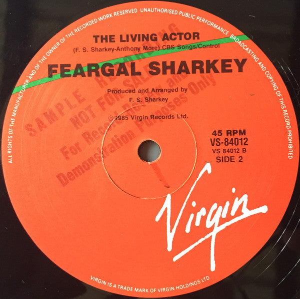 Feargal Sharkey – You Little Thief 12" vinyl record, image 4 of 4