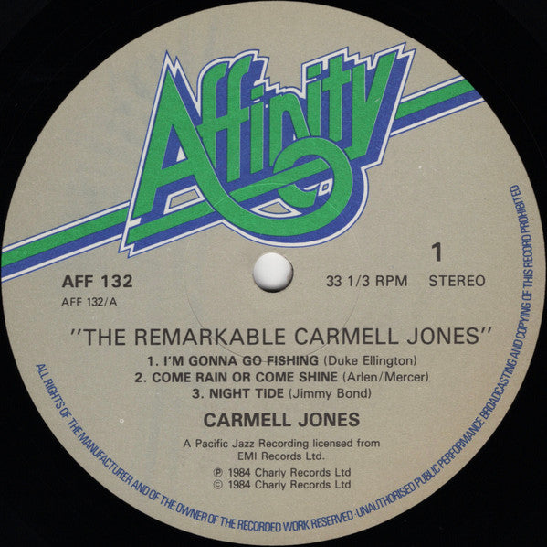 Carmell Jones, Harold Land – The Remarkable Carmell Jones LP vinyl record, image 3 of 4