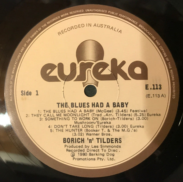 Borich 'n' Tilders – The Blues Had A Baby LP vinyl record, image 6 of 6