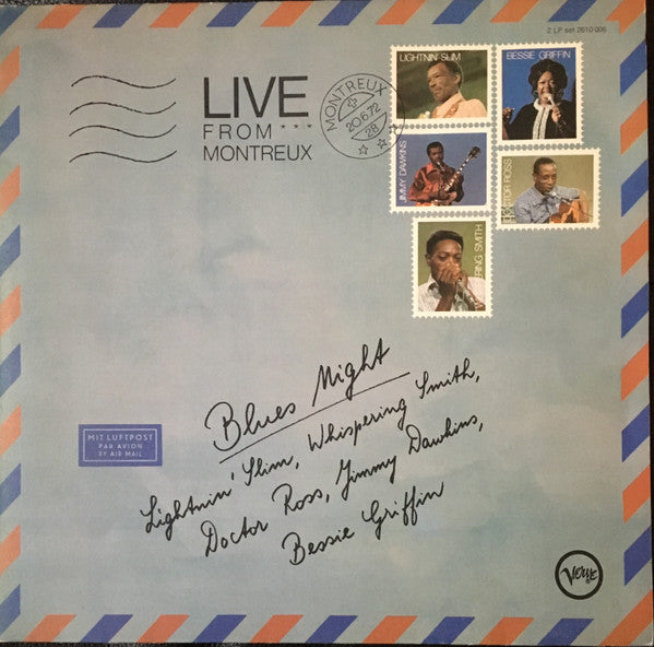 Lightning Slim, Whispering Smith, Doctor Ross, Jimmy Dawkins, Bessie Griffin – Blues Night - Live From Montreux (2xLP) LP vinyl record, image 1 of 3