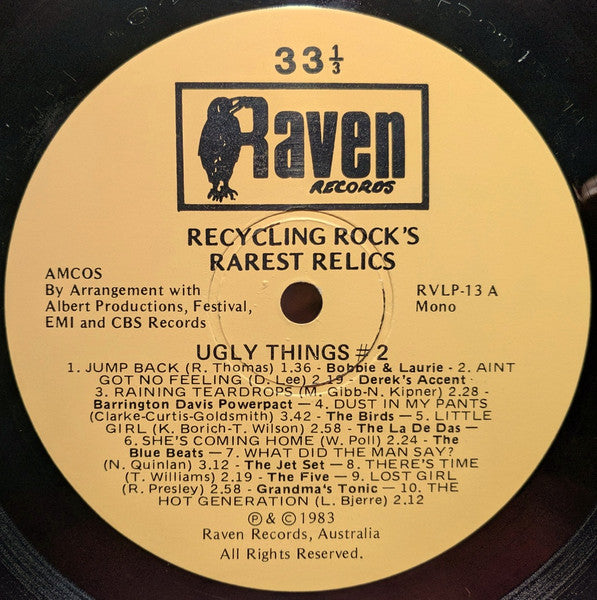Various – Ugly Things #2 LP vinyl record, image 4 of 5