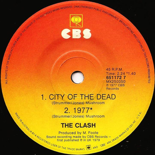 The Clash – I Fought The Law 7" vinyl record, image 4 of 4