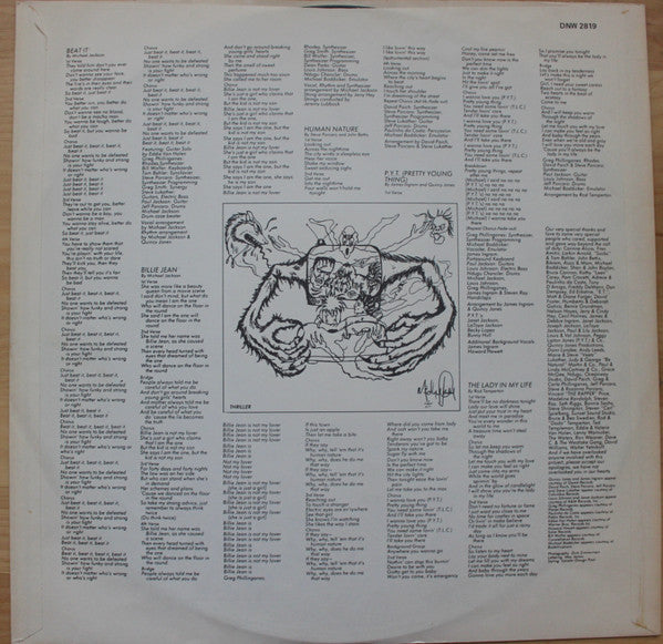 Michael Jackson – Thriller LP vinyl record, image 3 of 6