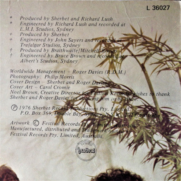 Sherbet – The Sherbet Collection LP vinyl record, image 5 of 8
