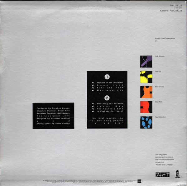 Frankie Goes To Hollywood – Liverpool LP vinyl record, image 2 of 6