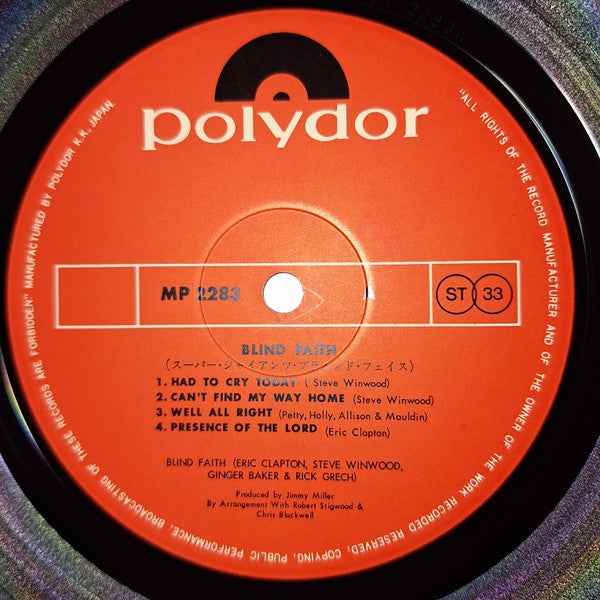 Blind Faith – Blind Faith LP vinyl record, image 4 of 7