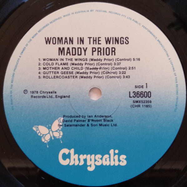 Maddy Prior – Woman In The Wings LP vinyl record, image 5 of 6