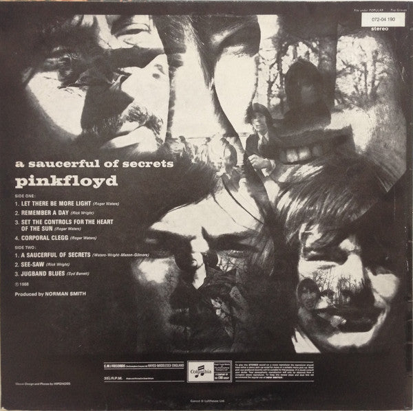 Pink Floyd – A Saucerful Of Secrets LP vinyl record, image 3 of 9
