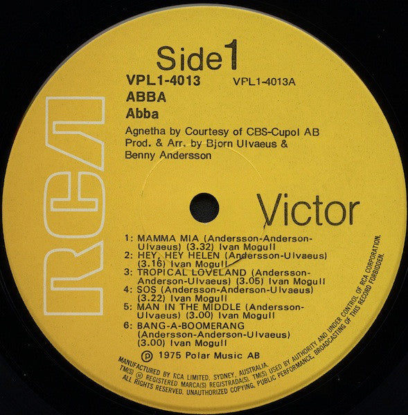 ABBA – ABBA LP vinyl record, image 3 of 8