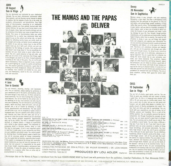 The Mamas & The Papas – Deliver LP vinyl record, image 2 of 4