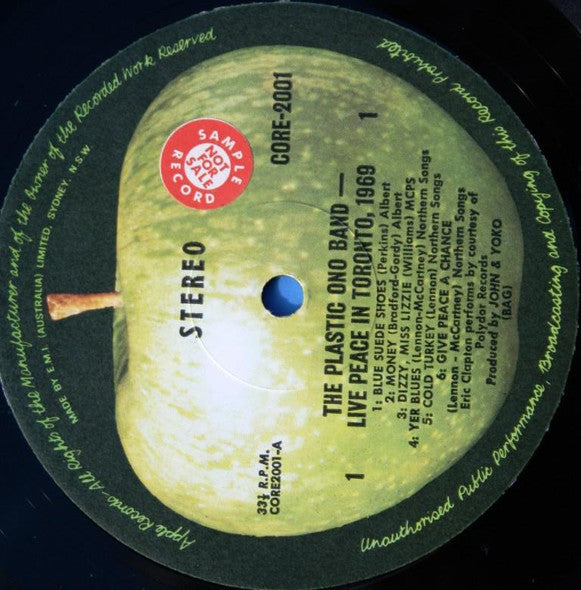The Plastic Ono Band – Live Peace In Toronto 1969 LP vinyl record, image 4 of 5