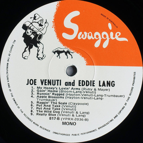 Joe Venuti & Eddie Lang – 1926-1930 LP vinyl record, image 4 of 6