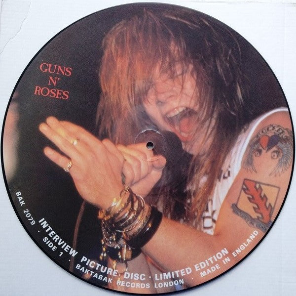 Guns N' Roses – Limited Edition Interview Picture Disc LP vinyl record, image 2 of 4