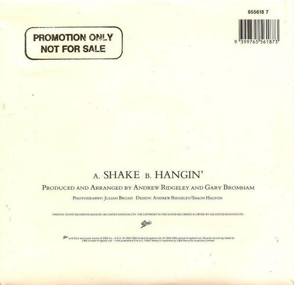 Andrew Ridgeley – Shake 7" vinyl record, image 2 of 4