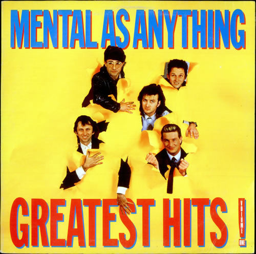 Mental As Anything – Greatest Hits Vol. 1 LP vinyl record, image 1 of 8