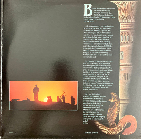 John Williams – Raiders Of The Lost Ark: The Movie On Record LP vinyl record, image 3 of 9