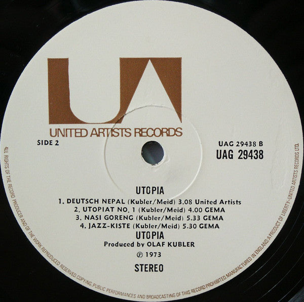 Utopia – Utopia LP vinyl record, image 8 of 9