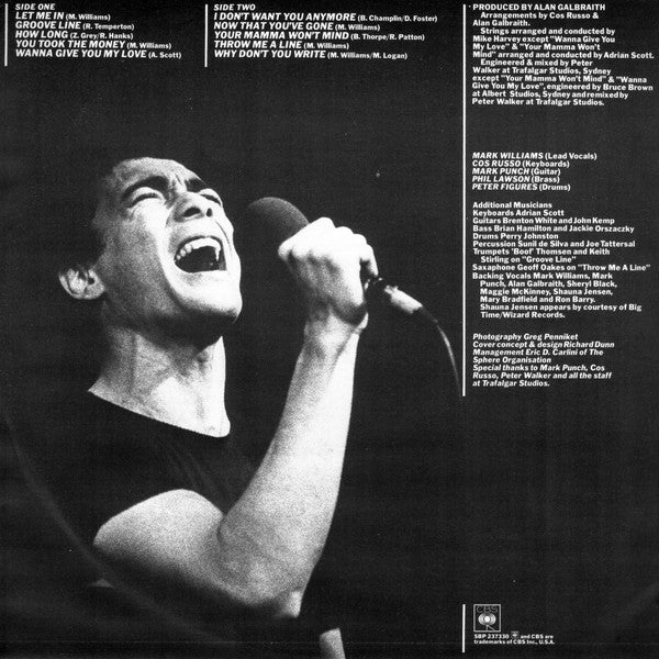 Mark Williams – Life After Dark LP vinyl record, image 4 of 4