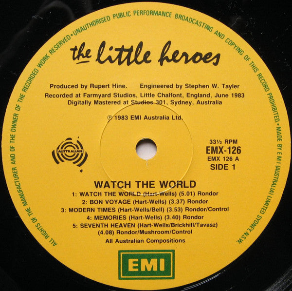 Little Heroes – Watch The World LP vinyl record, image 5 of 6