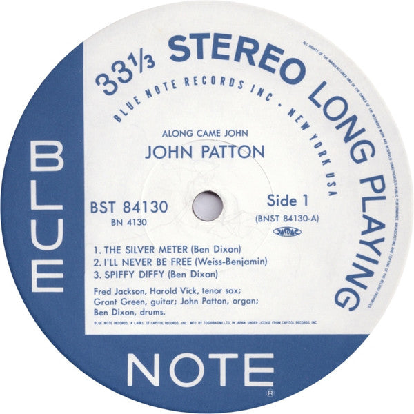 John Patton – Along Came John LP vinyl record, image 6 of 10