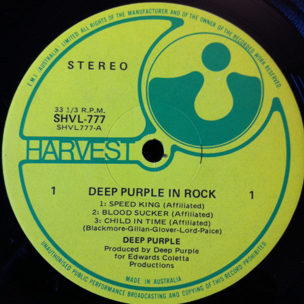 Deep Purple – In Rock LP vinyl record, image 5 of 6