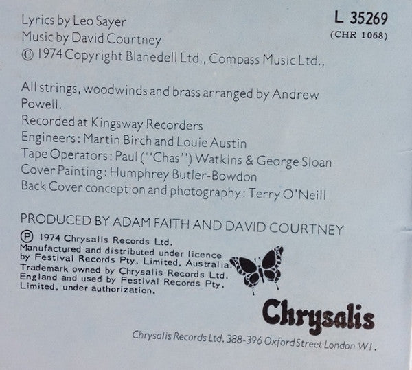 Leo Sayer – Just A Boy LP vinyl record, image 5 of 9
