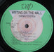 One Way System – Writing On The Wall LP vinyl record, image 3 of 6