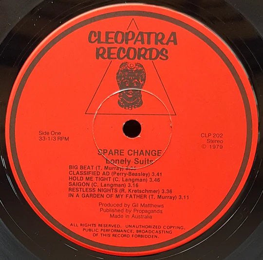 Spare Change – Lonely Suits LP vinyl record, image 3 of 4