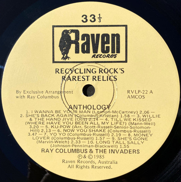 Ray Columbus & The Invaders – Anthology LP vinyl record, image 3 of 6
