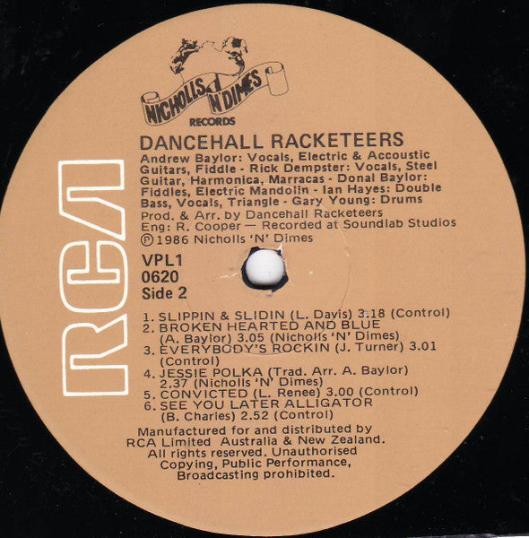 Dancehall Racketeers – Dancehall Racketeers LP vinyl record, image 4 of 4