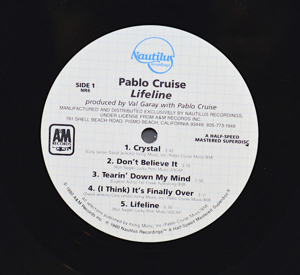 Pablo Cruise – Lifeline LP vinyl record, image 5 of 10