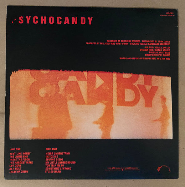 The Jesus And Mary Chain – Psychocandy LP vinyl record, image 2 of 6