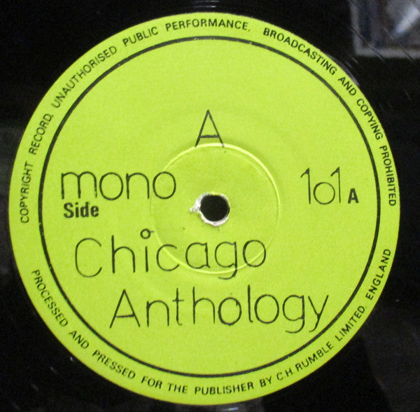 Various – Chicago Anthology LP vinyl record, image 4 of 9