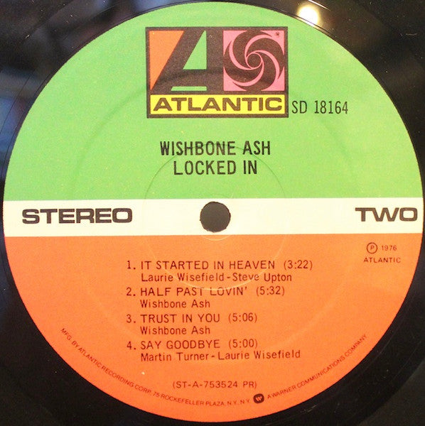 Wishbone Ash – Locked In LP vinyl record, image 5 of 5