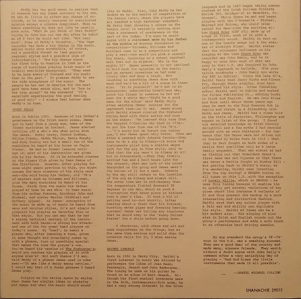 James Kelly, Paddy O'Brien, Dáithí Sproule – Is It Yourself LP vinyl record, image 8 of 8