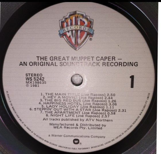 The Muppets – The Great Muppet Caper: An Original Soundtrack Recording LP vinyl record, image 6 of 7