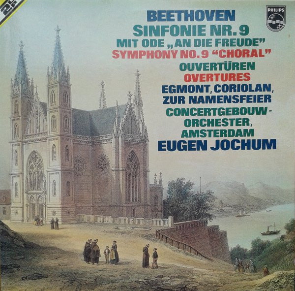 Ludwig van Beethoven, Concertgebouworkest, Eugen Jochum – Sinfonie Nr. 9 Mit "Ode An Die Freude"/Symphony No. 9 "Choral", Ouvertüren/Overtures Egmont, Coriolan, Zur Namensfeier (2xLP) LP vinyl record
