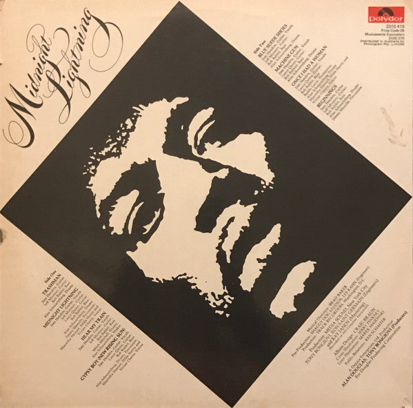 Jimi Hendrix – Midnight Lightning LP vinyl record, image 2 of 4