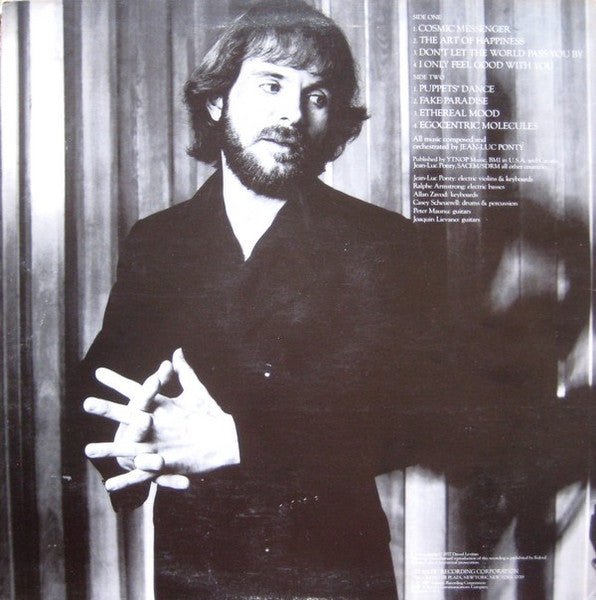 Jean-Luc Ponty – Cosmic Messenger LP vinyl record, image 2 of 6