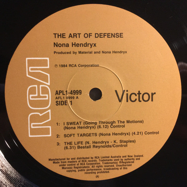 Nona Hendryx – The Art Of Defense LP vinyl record, image 3 of 4