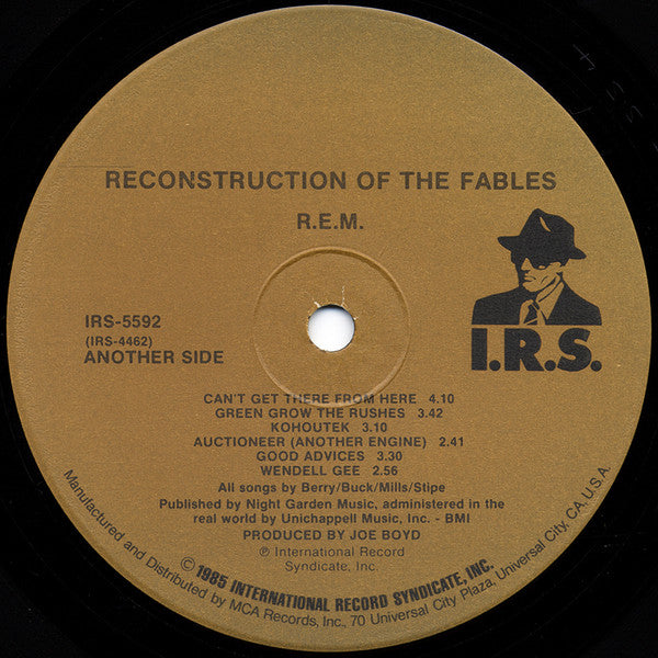 R.E.M. – Fables Of The Reconstruction / Reconstruction Of The Fables LP vinyl record, image 4 of 7