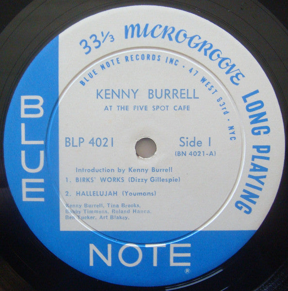 Kenny Burrell, Art Blakey – On View At The Five Spot Cafe LP vinyl record, image 3 of 4