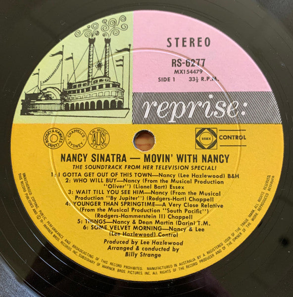 Nancy Sinatra – Movin' With Nancy LP vinyl record, image 3 of 4