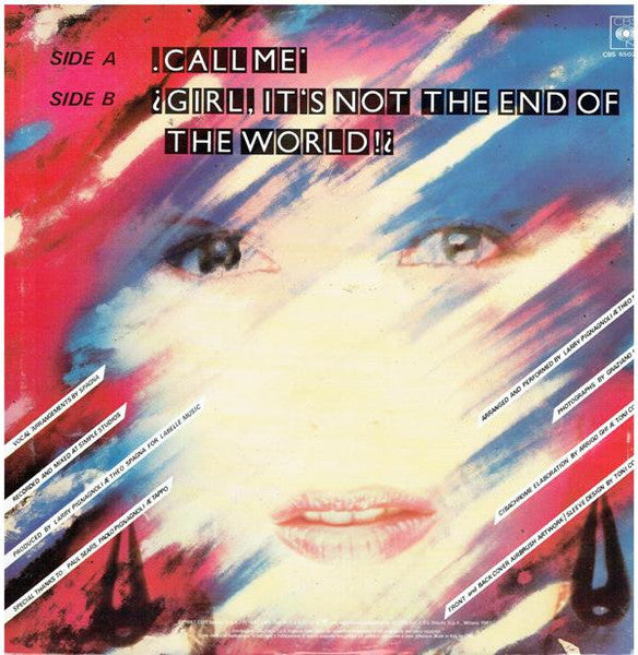 Ivana Spagna – Call Me 12" vinyl record, image 4 of 4