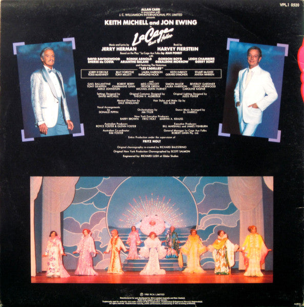 Jerry Herman, Keith Michell, Jon Ewing – La Cage Aux Folles (Original Australian Cast Recording) LP vinyl record, image 4 of 6