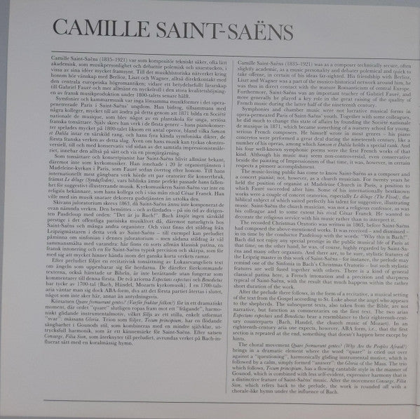 Camille Saint-Saëns, Ottorino Respighi – Oratorio De Noël / Lauda Per La Natività Del Signore LP vinyl record, image 6 of 10