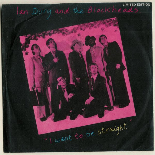 Ian Dury And The Blockheads – I Want To Be Straight 7" vinyl record, image 1 of 6